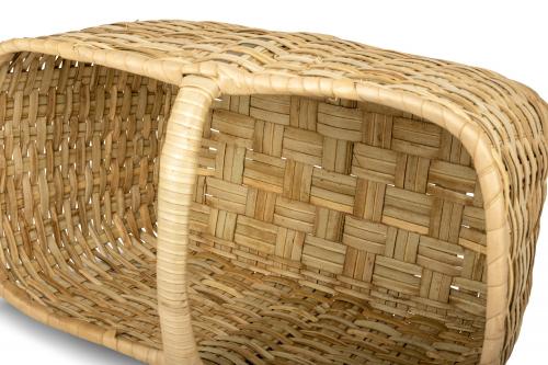 Grand panier Ã  anse Â« NBODIENNE Â» Uni naturel, en osier - Matou DÃ©co