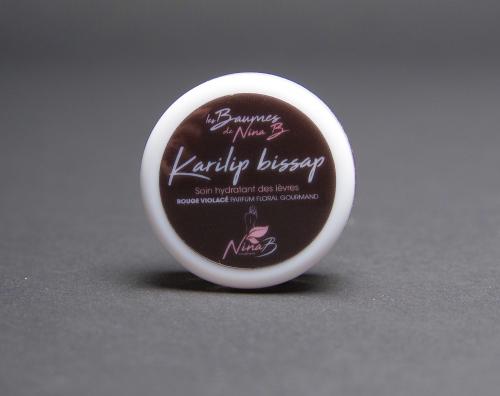 Baume lÃ¨vres Karilip, KaritÃ© & Fleurs Dâ€™hibiscus â€“ Bissap Bio - Produit cosmÃ©tique naturel, biologique
