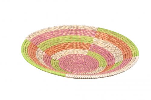 Corbeille Â« SOMONE Â» Couleurs multiples,  en osier et plastique recyclÃ© - Matou DÃ©co